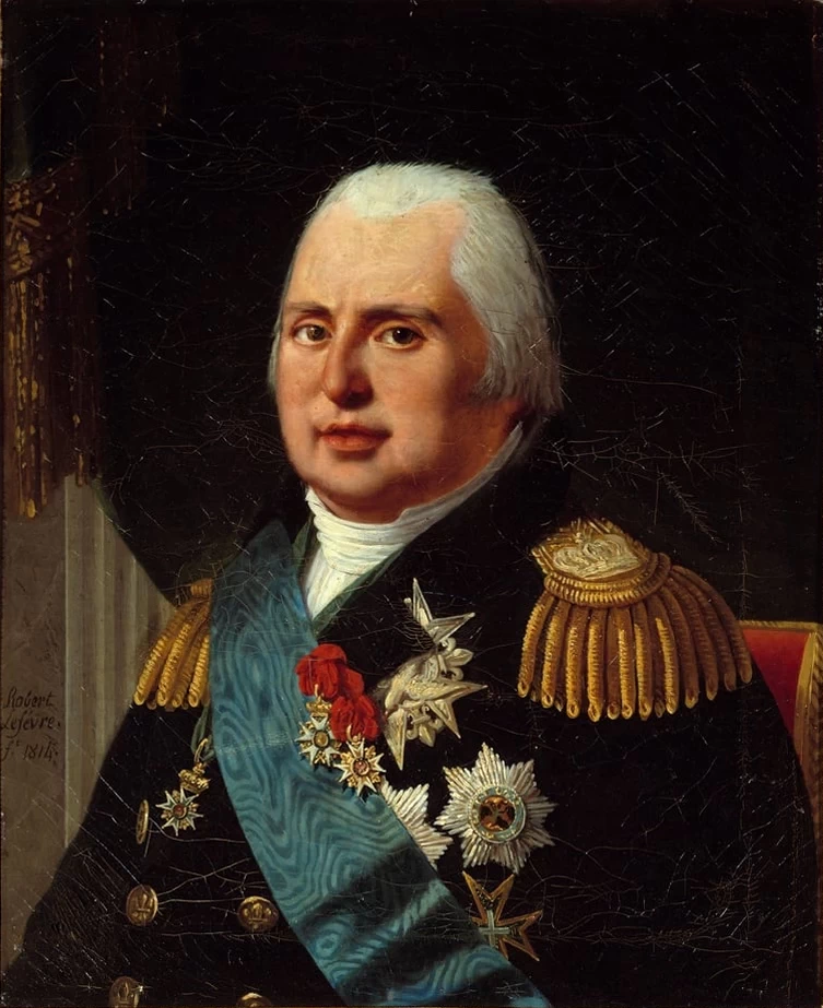 Ritratto di Luigi XVIII re di Francia - Musee de la Ville de Paris, Musee Carnavalet, Parigi